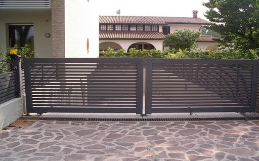automatización, portón batiente de rejas.