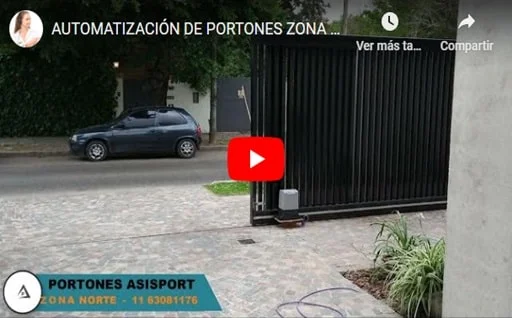 automatización porton corredizo videos, imagen, fotos. portones corredizos motor.