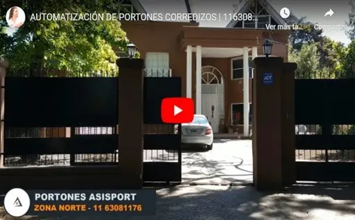 automatización portón corredizo videos, imagen, fotos. portón automatico corredizo. porton automatico corredizo. portones corredizos motor. zona norte.