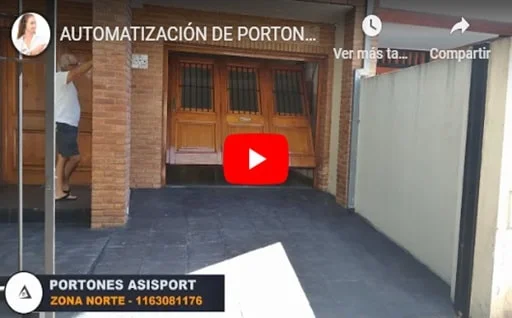 automatización porton levadizo videos, imagen, fotos. portones levadizos motor.