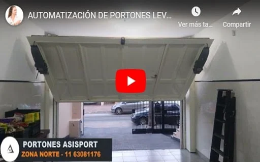 automatización portón levadizo videos, imagen, fotos. portón automatico levadizo. porton automatico levadizo. portones levadizos motor. zona norte.